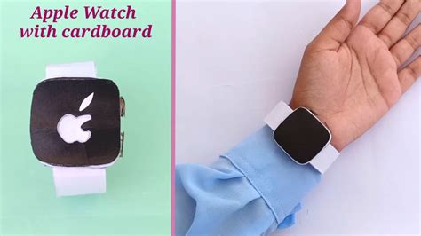 how to make a fake apple watch out of paper|paper apple watch.